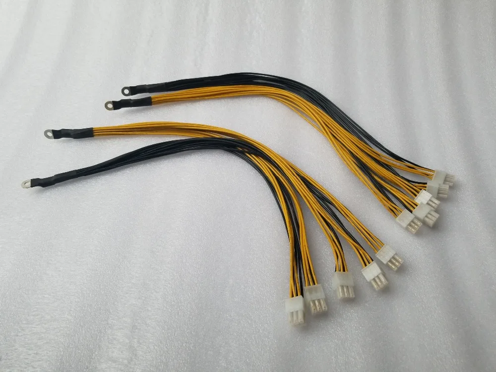 

10 pcs 6pin Cable 1600W 1800W Output Power Supply Wire Cable With 10 pcs 6pin Cable For Antminer APW3++ APW7 PSU S9 L3+ Z15