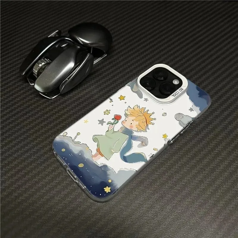Little Prince Rose Graphic Phone Case with PC Back Cover