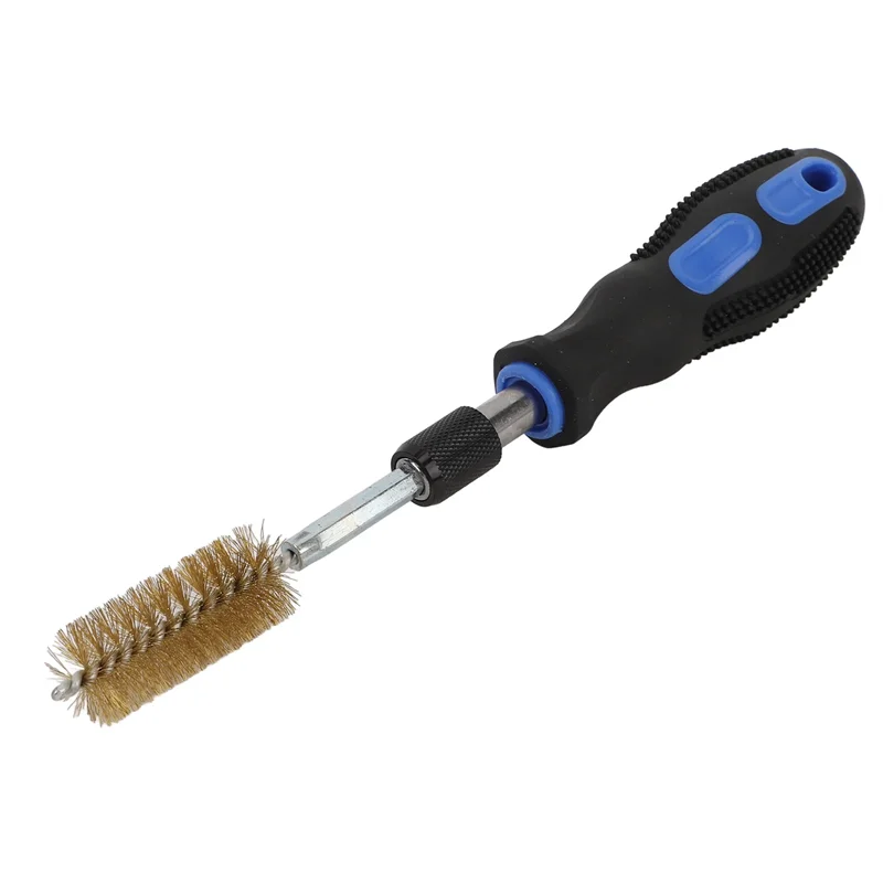 19pcs Diesel Fuel Injector Seat Cleaner Set Washing Cleaner Bristle Kit Cleaning Brushes Auto Repair Tools Car Cleaning Tool
