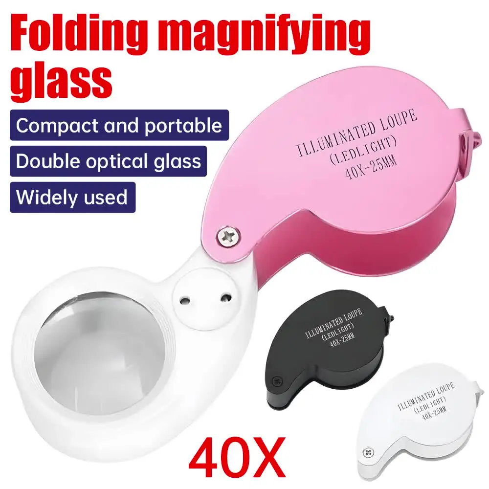 FC Optics Klein Draagbare Vergrootglas met LED Licht - 10x 20x 30x FC Optics Klein Draagbare Vergrootglas met LED Licht - 10x 20x 30x