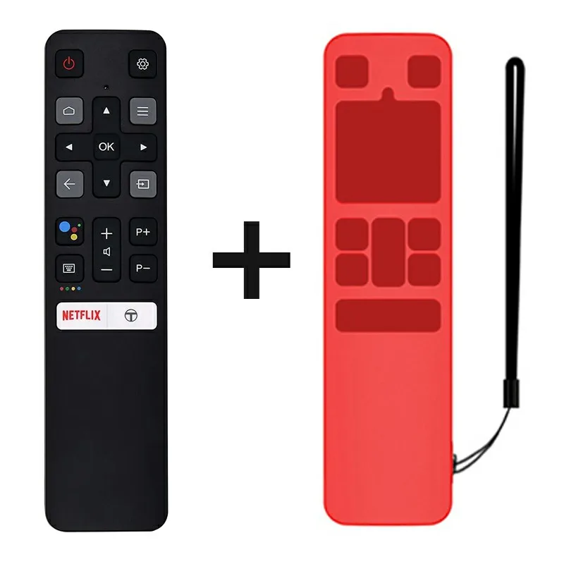 Telecomando Vocale ALLIMITY RC802V FUR6 Per TV TCL | Sostitutivo Per Modelli 40S615, 43P715, 55P615 E Molti Altri