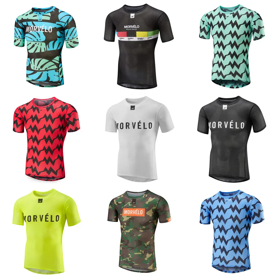 

Pro Team Lightweight mesh base layer Morvelo cycling first layer man Road Bicycle clothing inner wear cycling interior t-shirt