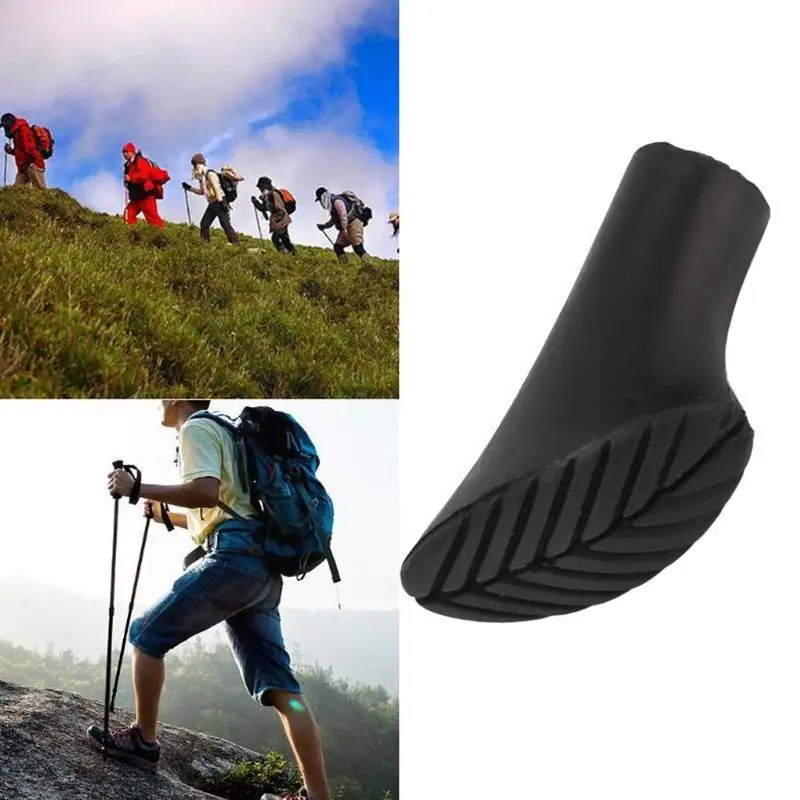 1pieces Nordic Walking Pole Trekking Pole Tip Protectors Rubber Pads