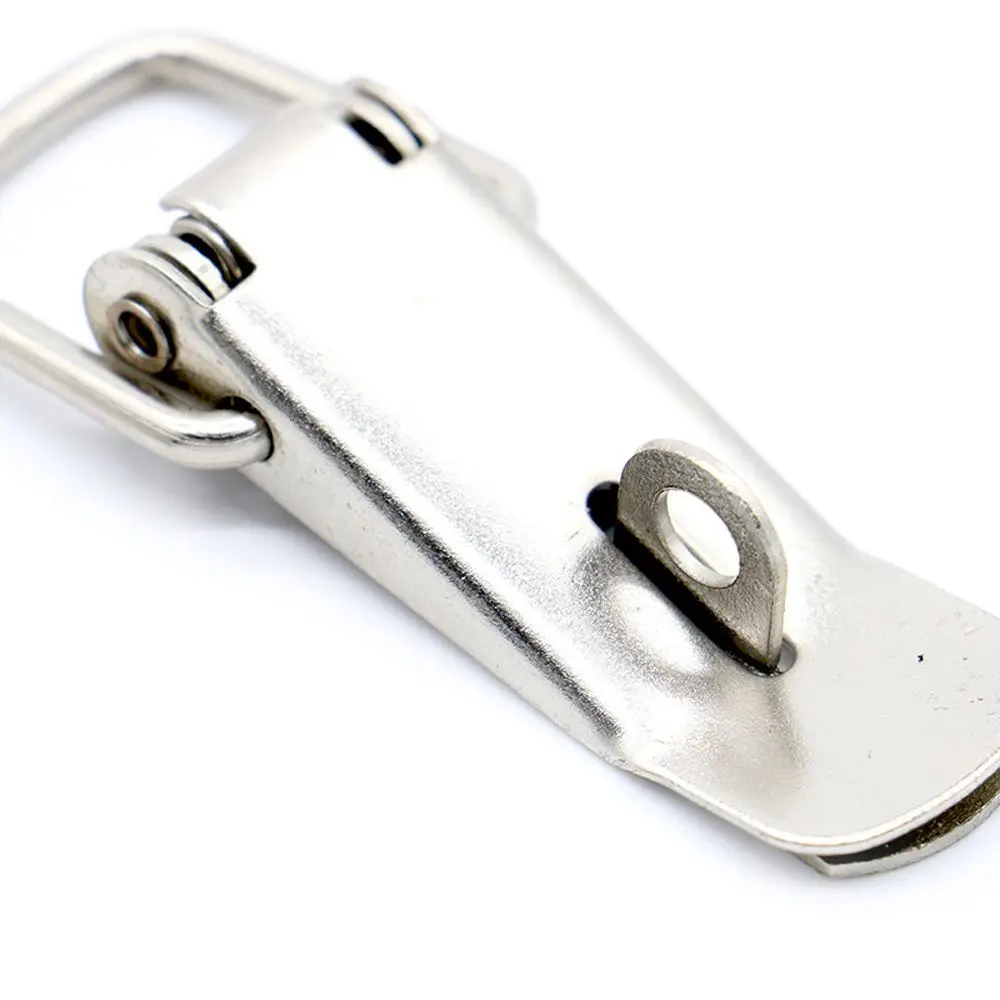 Description Picture 5 of item4pcs Stainless Steel Spring Loaded Toggle Box Trunk Catches Hasps Clamps