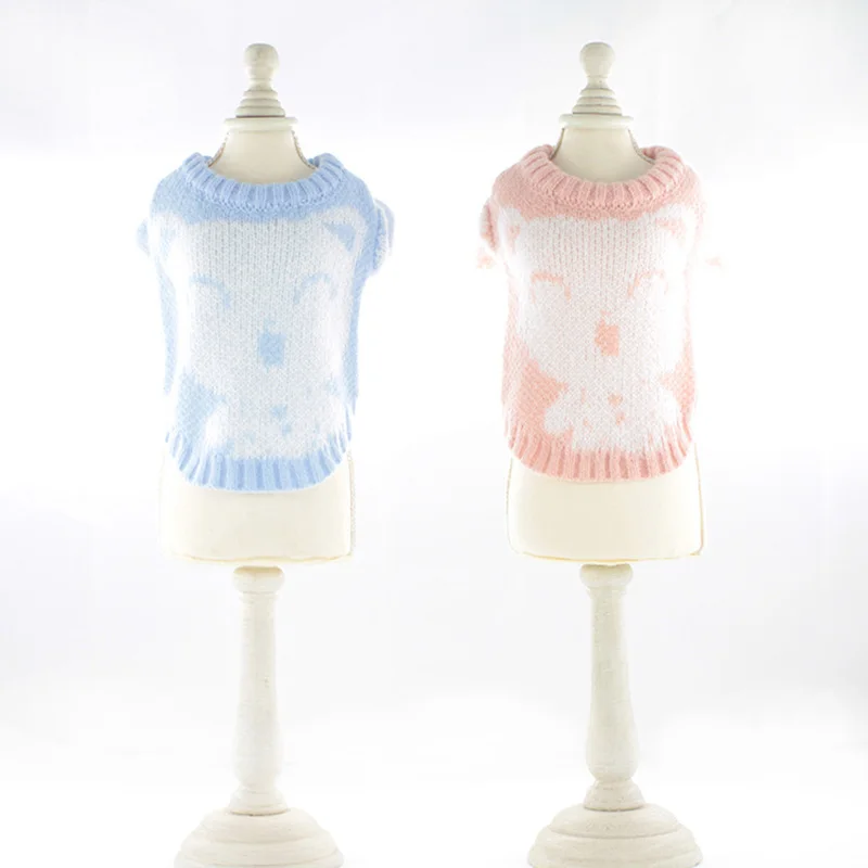 

New Pet Dog Sweater Costume Winter Chihuahua Apparel Bichon Teddy Pomeranian Maltese Outfit Wholesale Puppy Dog Clothes Dropship