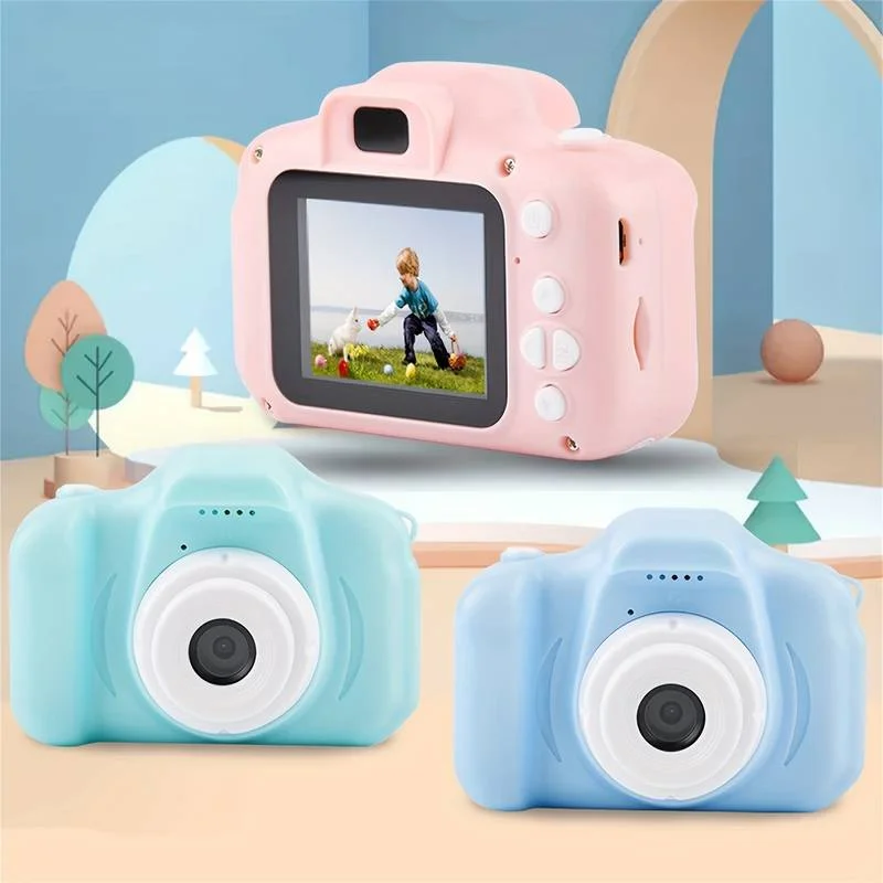 Mini Children Digital Camera HD Cartoon Photoable Kids Mini Kids Camera Toys Birthday Gift Gift Box Thanksgiving Christmas New