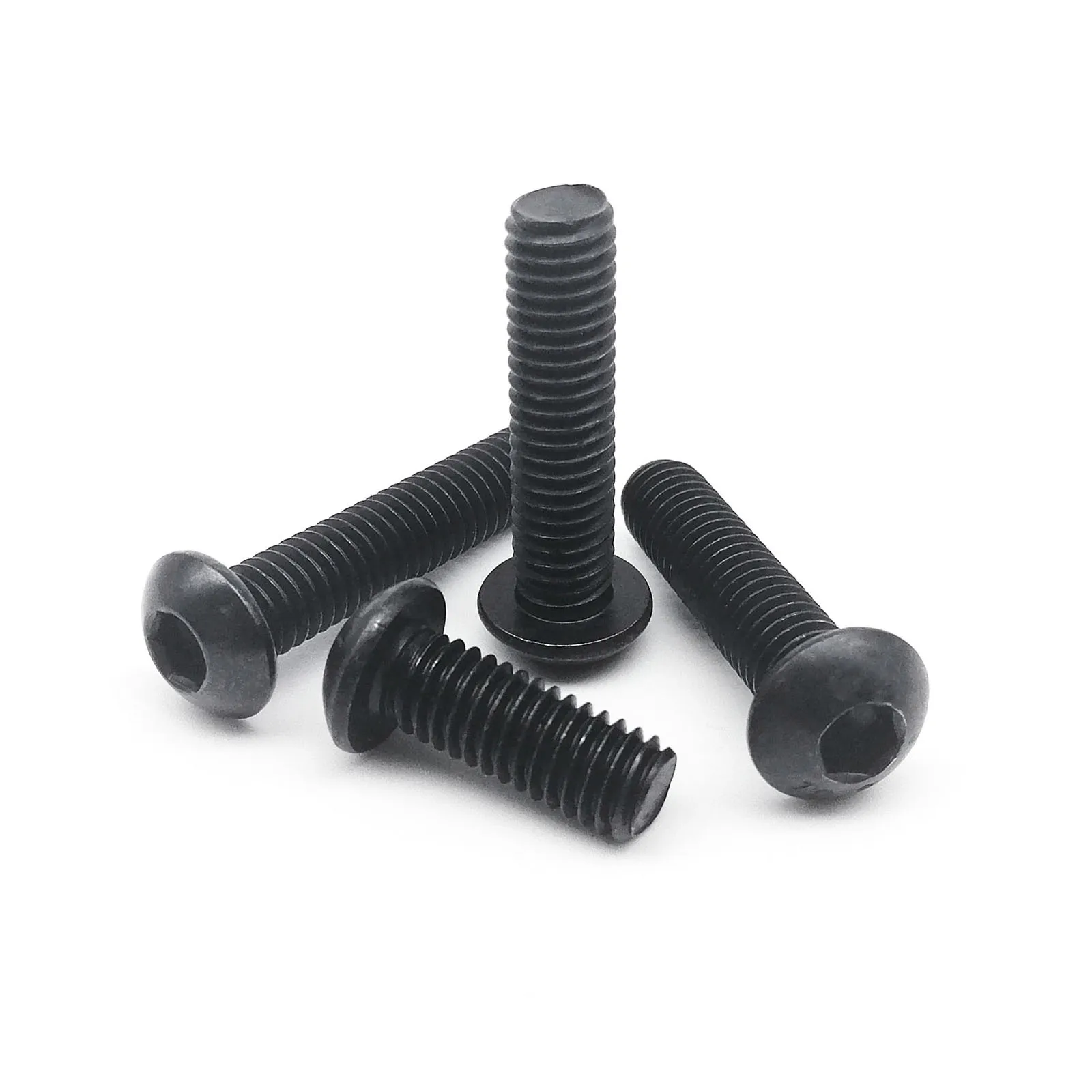 Description Picture 5 of item650pcs/box Micro Small Mini M1.6 Allen Hexagon Hex Socket Head Cap Button Flat Countersunk Screw Bolt Nut Set Kit Black Steel