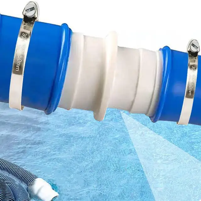 1 Állítsa Be A Medence Tömlőcsatlakozóját, Nagy Teljesítményű Szivárgásmentes Csőcsatlakozó Rozsda-Rezisztens Gyors Kapcsolat Tömlőbilincsekkel Pangea Tech Számára - Image 5