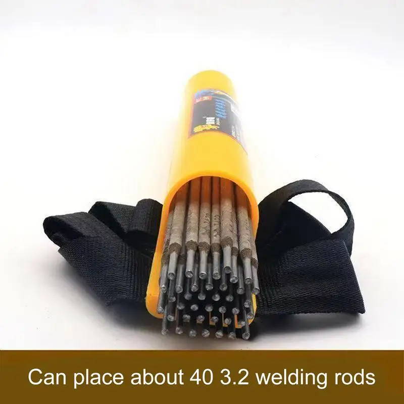Welding Rod Box Welding Rod Storage Canisters Portable Holder Waist Box Organizer