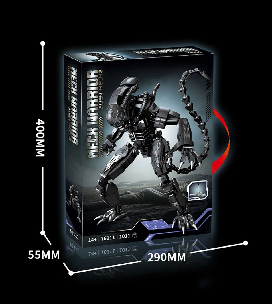 Kreative Experte Alien Figuren Monster Mecha Bausteine Alien Beast Action-figuren Montieren Ziegel Sammlung Spielzeug Jungen Geschenk – Detail 11