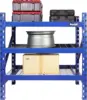 Garage Storage Shelves - Heavy Duty 3-Tier Adjustable Metal Wire Shelving 48" H X 48" W X 24" D 3