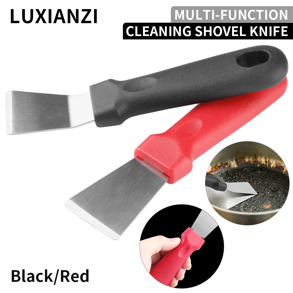 

LUXIANZI Stainless Steel Clean Shovel Knife Wall Ceramic Cleaner Hand Tool Floor Tile Glass Razor Putty Scraper Cleaning Knifes