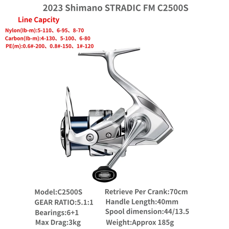 2023 Shimano STRADIC FM 1000S C2000S 2500S 2500SHG C3000