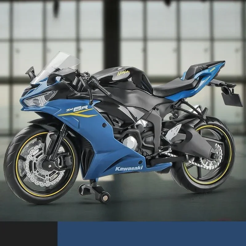 1/12 Kawasaki Ninja ZX-6R Motorcycle Toy 1:12 RMZ City Diecast