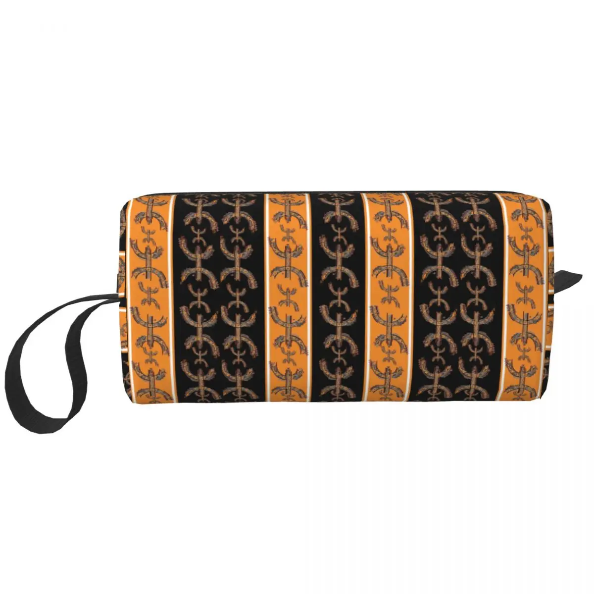 

Custom Z Imazighen Kabyle Carpet Travel Cosmetic Bag Amazigh Ethnic Geometric Toiletry Makeup Organizer Beauty Storage Dopp Kit