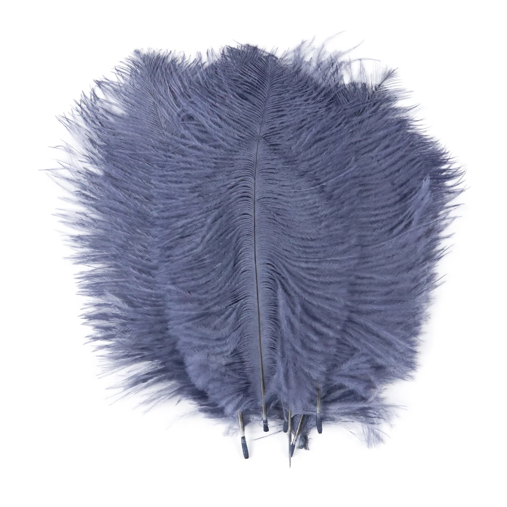 10 piezas/lote de plumas de avestruz blancas para coser a mano, para vestidos, bodas, centros de mesa familiares, carnavales, plumas naturales