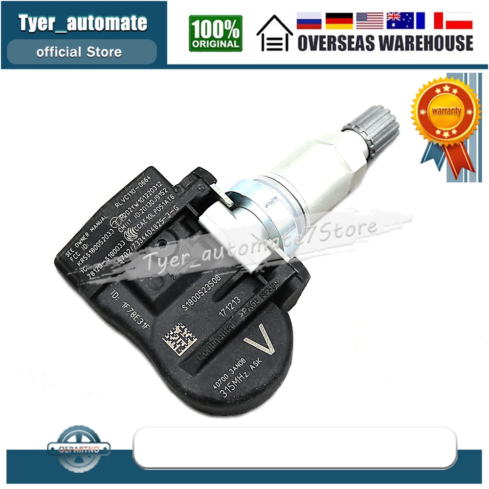 ֻ Ƽ Maxima NV200 Sentra Versa Versa Note Ÿ̾ з   TPMS 315MHz 40700-3AN0B