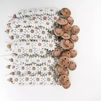 Attache-sucette en Silicone pour bébé, Clip de sucette en forme de fleur, fait à la main, porte-mamelon factice, jouets de dentition essentiels pour nouveau-né 4