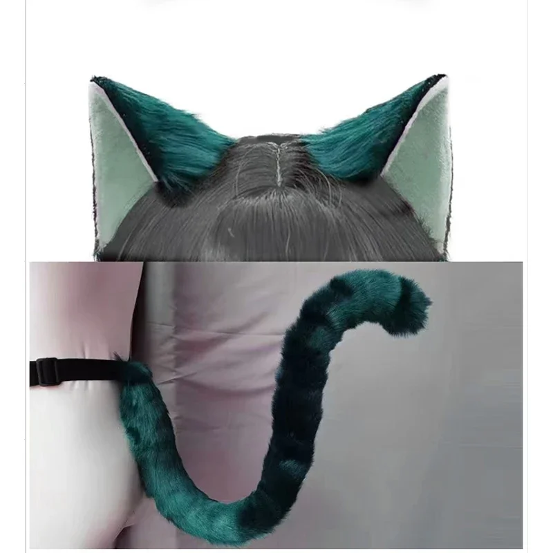

Anime Kusuriya no Hitorigoto Maomao Plush Ears Tail Headband Hairpin Cosplay Prop