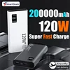 200000mAh Power Bank 120W High Capacity  Super Fast Charging Power Bank Portable Battery Charger For iPhone Samsung Huawei 2025 1