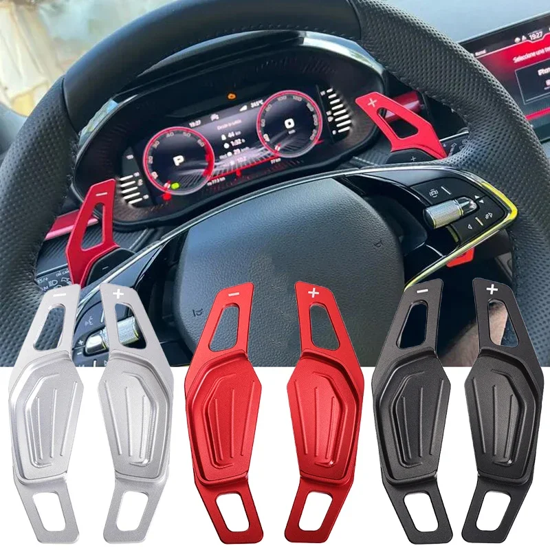 스코다 2020 옥타비아 A8 MK4 엔야크 IV RS VRS 카록 코디악 2021 2022 자동차 스티어링 휠 패들 시프트 기어 DSG용 패들 시프터