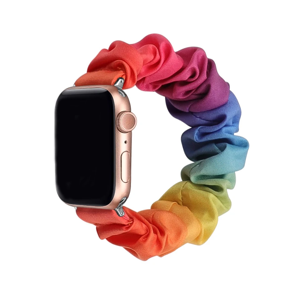 ตัวเลือกสินค้า Scrunchie น่ารัก ปรับยืดหยุ่น สำหรับ Apple Watch