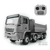 Lesu 1/14 8*8 Remote Control Hydraulic Dumper Truck Radio Esc For RC Diy Tamiyaya Man Tipper Model Thzh0199-Smt2 1