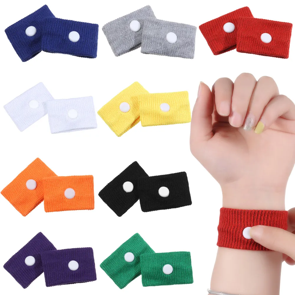 2X Travel Morning Sickness Wrist Band Anti Nausea Car Van Sea Plane Wristband Anti-motion Sickness Bracelet Strap Boats anti motion sickness wristband