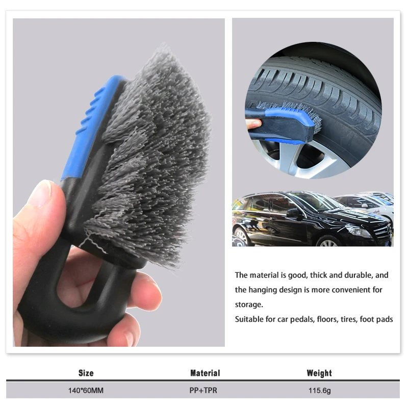 Small Upholstery Cleaning Brush Car Styling Mat Brush Carpet Tire