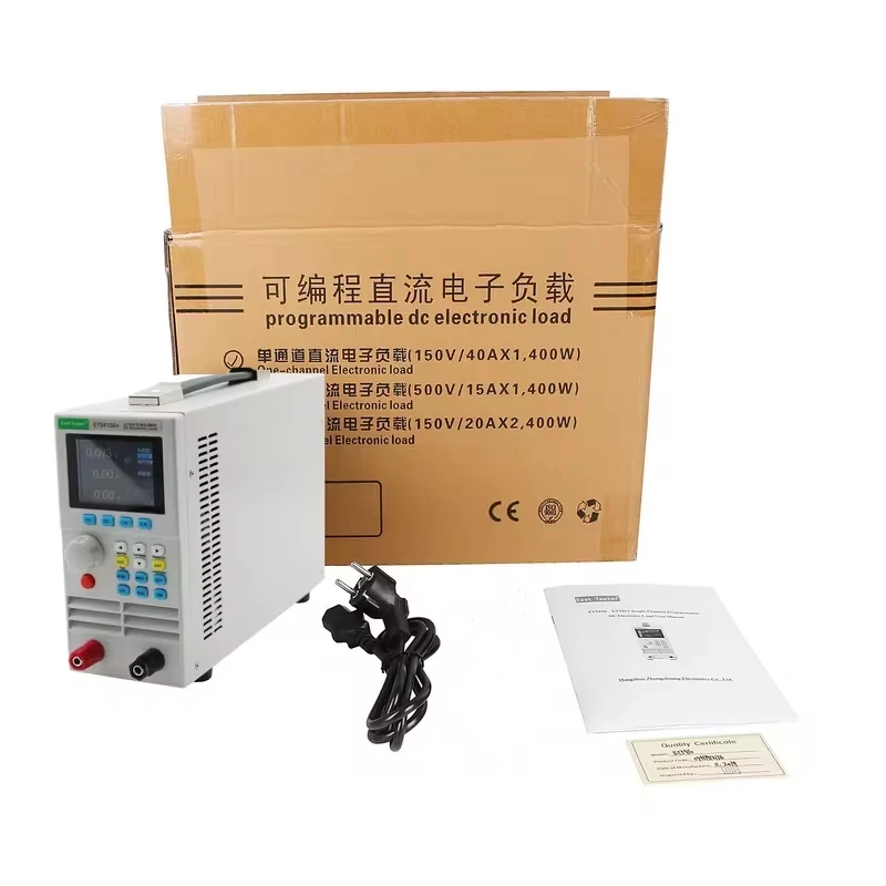 ET5410A+ ET5420A+ DC 전자 부하 테스터 프로그래밍 가능 USB 전원 공급 장치 500V40A 400W 디지털 부하 CC C V CR CP 용량 테스터