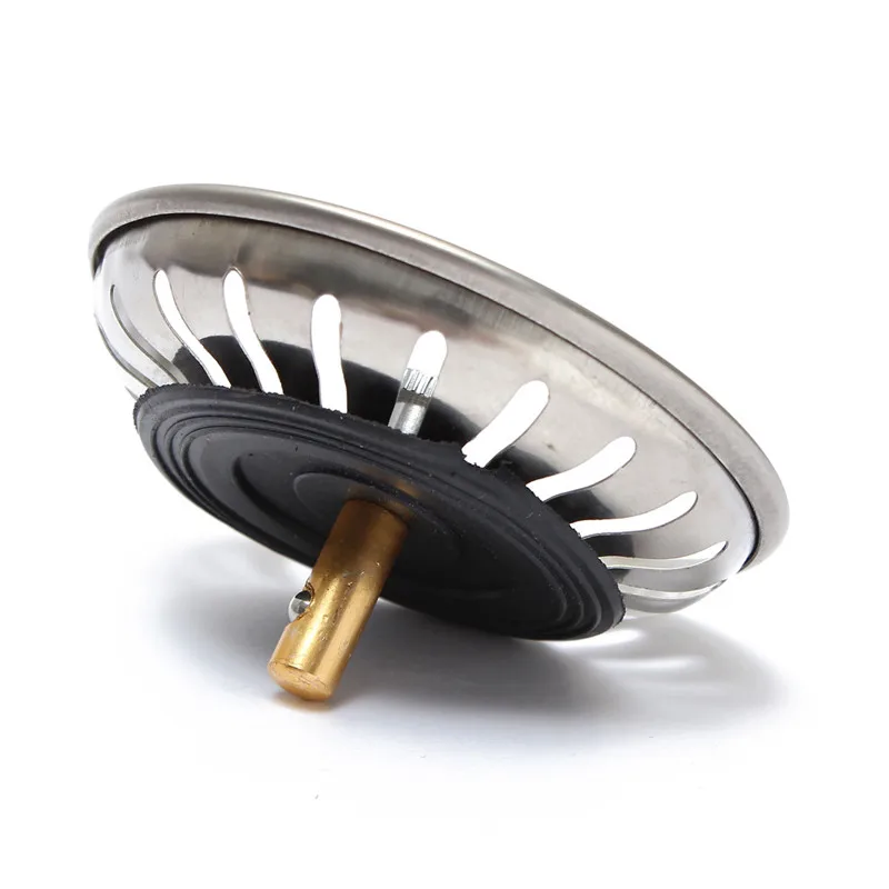 79mm 304 Stainless Steel Kitchen Sink Strainer Stopper Waste Plug Sink Filter Bathroom Basin Drain 1Pc sink filter kitchen sink filter sink strainer kitchen sink strainer