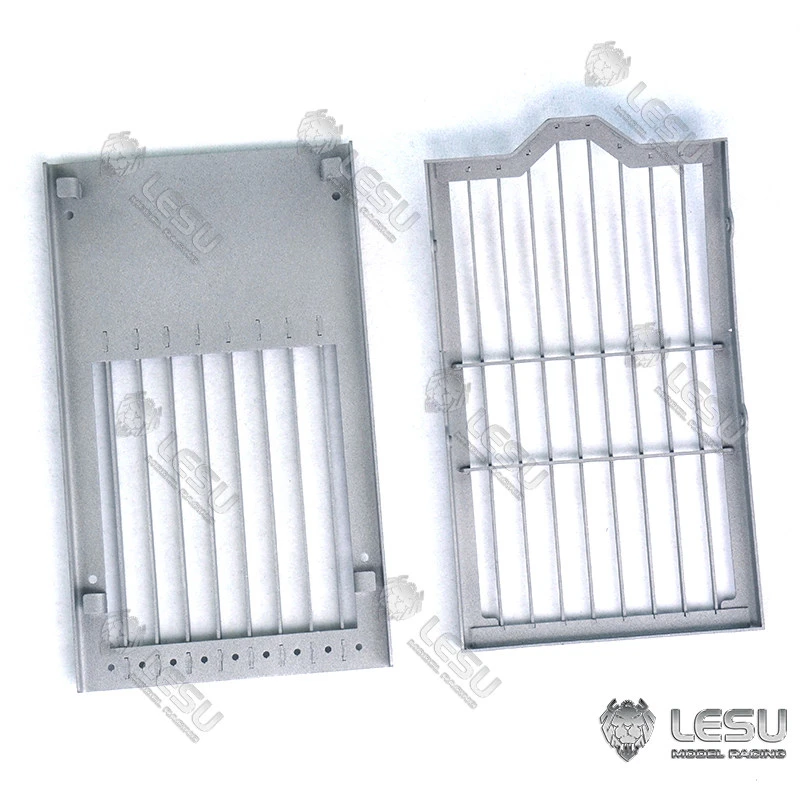RC 1/14 LESU Metallschutzgitter für Tamiya Hydraulikbagger Lader Muldenkipper für SCANIA VOLVO Anhänger Kipper DIY-Teile