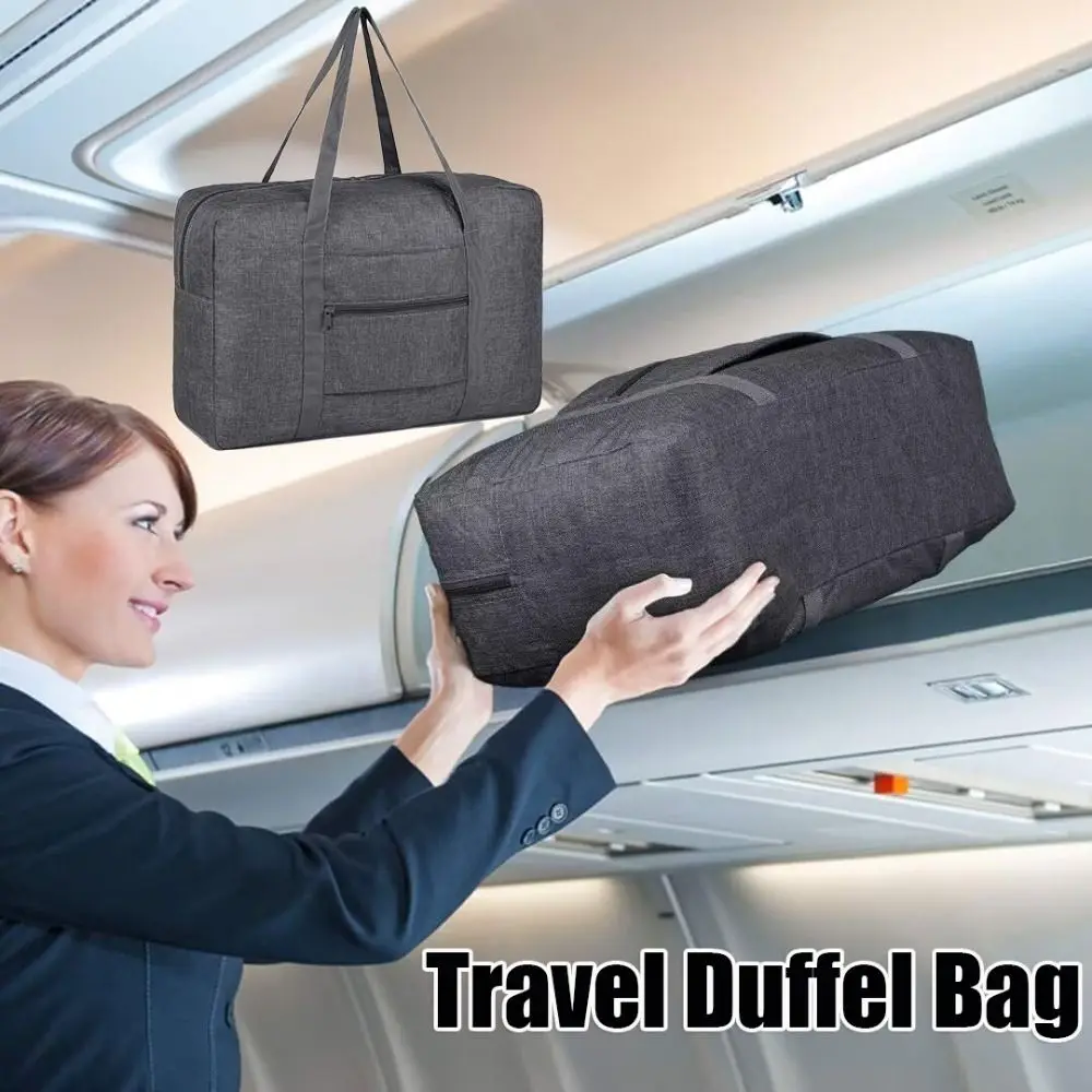 New Underseat Travel Duffel Bag Carry-on Convenient Foldable Bag Foldable Personal Item for Women Men