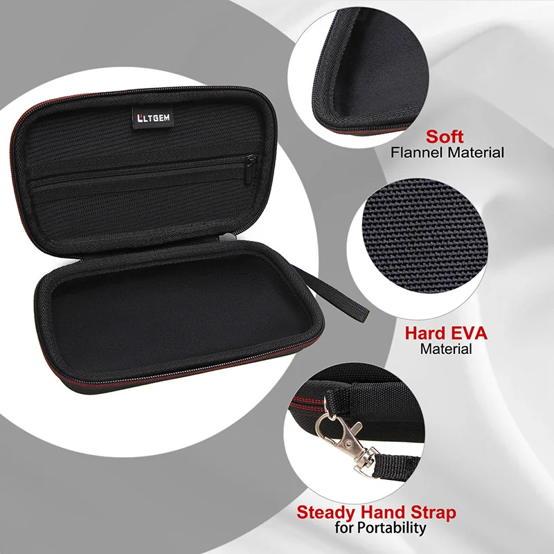 Custodia Protettiva Rigida EVA Per Controller Backbone One – Impermeabile, Antigraffio, Con Tasca Per Cavi E Accessori Da Viaggio