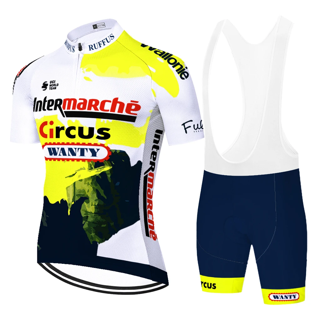 Team wanty Cycling Clothes Summer Quick Dry Breathable Short Sleeve Cycling Jersey Men Completo Ciclismo Estivo