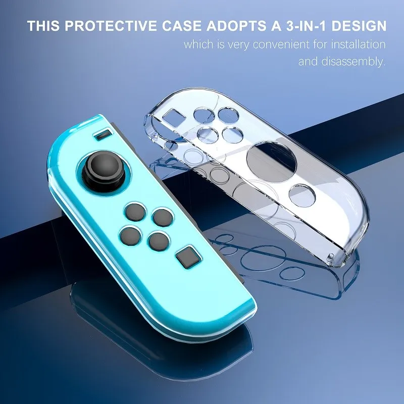 Acheter DATA FROG – coque transparente Compatible avec Nintendo Switch OLED  Joy-Con, housse de protection souple en TPU transparente pour accessoires  Switch OLED