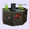 3001-eca573.jpg Large Koi fish tank aquarium living room household floor tank ecological landscaping viewing pool outdoor