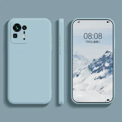 Ultra-Soft Liquid Silicone Phone Case with Camera Protection - Cute Design for Xiaomi Mix 4 (Light Green)