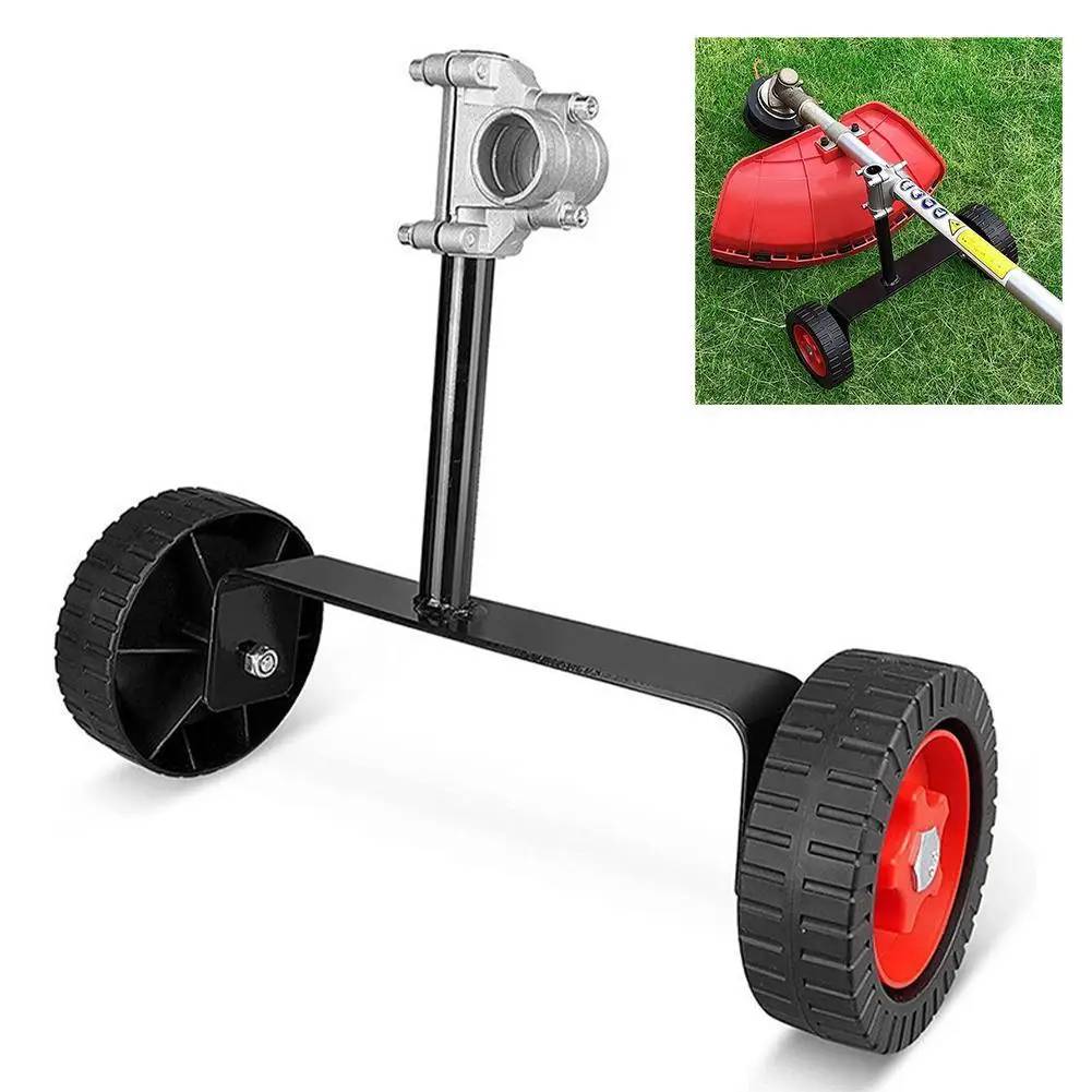 

Lawn Mower Support Wheel Knapsack Type Adjustable Weed Trimmer Auxiliary Wheels Mower Attachment For Outdoor Lawn Mowing