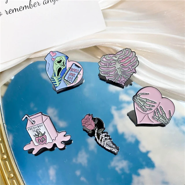 Handmade Witch Ouija Moon Tarot BooK New Goth Style Enamel Pins Badge Denim  Jacket Jewelry Gifts Brooches for Women Men - AliExpress