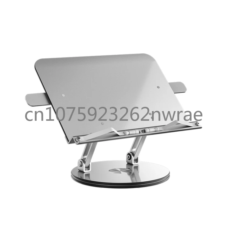 

Metal Adjustable Ergonomic Reading Stand Rotatable Book Desk Swivel Holder Foldable Laptop Book Stand