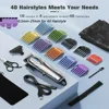 Cordless Hair Clippers for Men  Professional Hair Cutting Kit with 10 Combs, Rechargeable Barber Clippers Beard/Hair Trimmer 3
