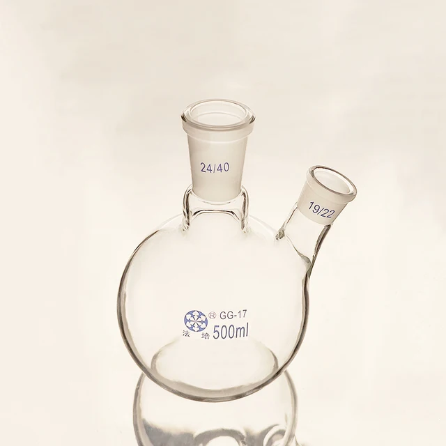 Flachkolben Glaskolben 3L (3000 Ml) – 24/29 Schliff, Borosilikat G3.3, Laborware