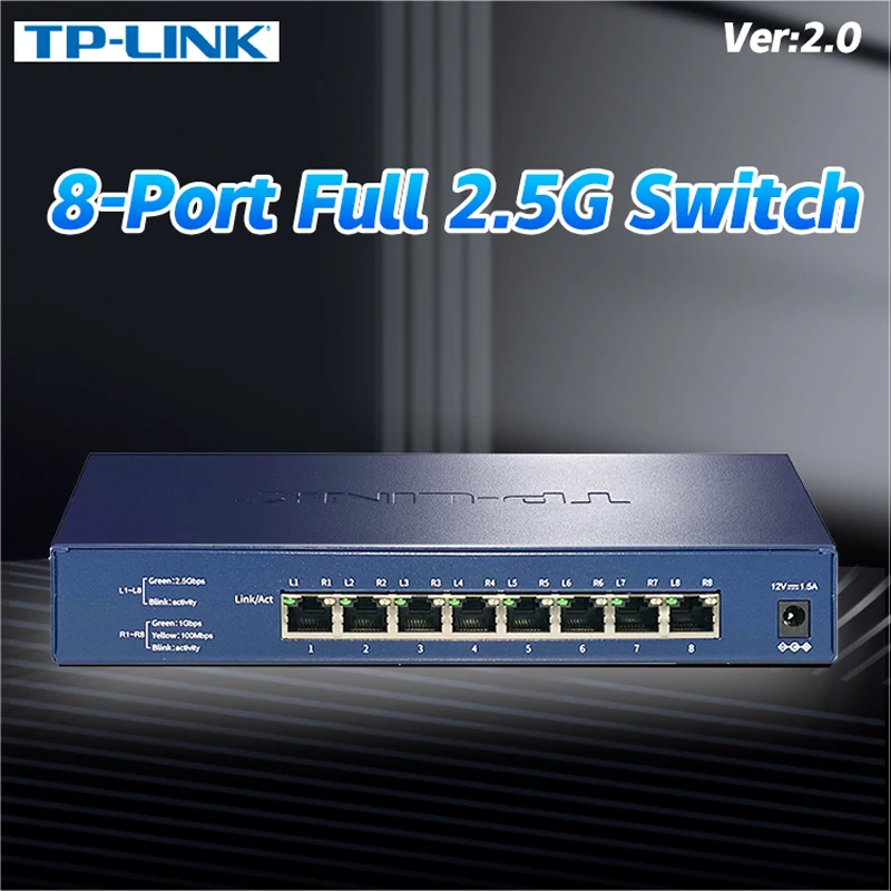 Tplink Network Switch 2.5g Switch 8port 2500mbps Rj45 Tl