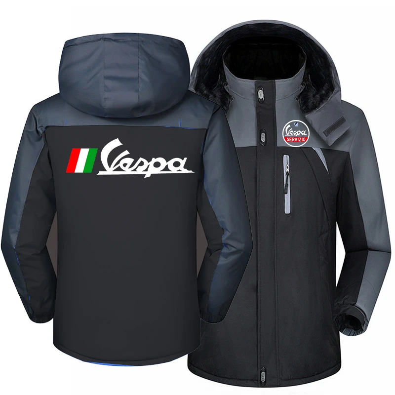 repulsion Hick kort VESPA LOGO 2023 Jacket Windbreaker Waterproof Warm Outdoor Cold Proof  Mountaineering Clothing High quality Coats| | - AliExpress