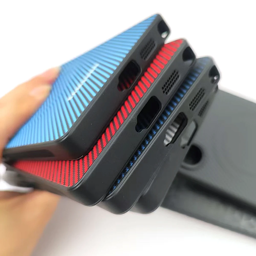 Carbon Fiber Magnetic Magsafe-Compatible Case - Wireless Charging Bumper Cover