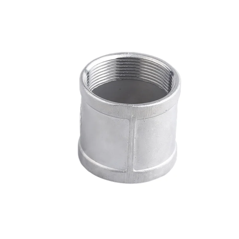 

BSPT 1/8 1/4 3/8 1/2 3/4 1 1-1/4 1-1/2 Female To Female Threaded Couple Stainless Steel SS304 F/F Pipe Fittings