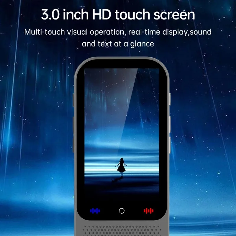 S80 Pro Portable Translator Device 138 Real-time Languages Online & Offline 3.54inch Smart Voice Translation for Foreign Travel