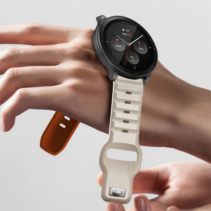 Silicone Sports Watch Strap - Versatile Fit