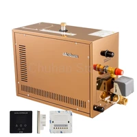 9kw Automatic stainless steel Steam Generator Automatic descaling Sauna Room Steam Bath Machine For Spa Room Digital Controller 1